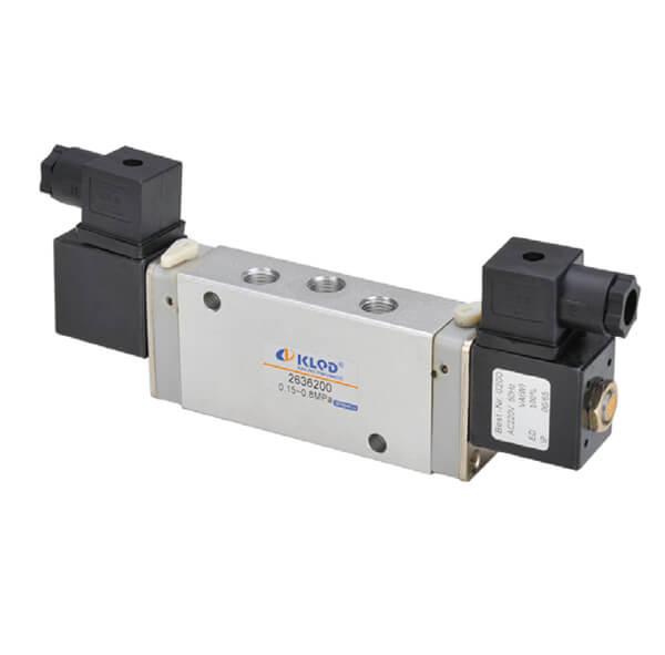 263 Series 5/2 Way Solenoid Valves With New Construction