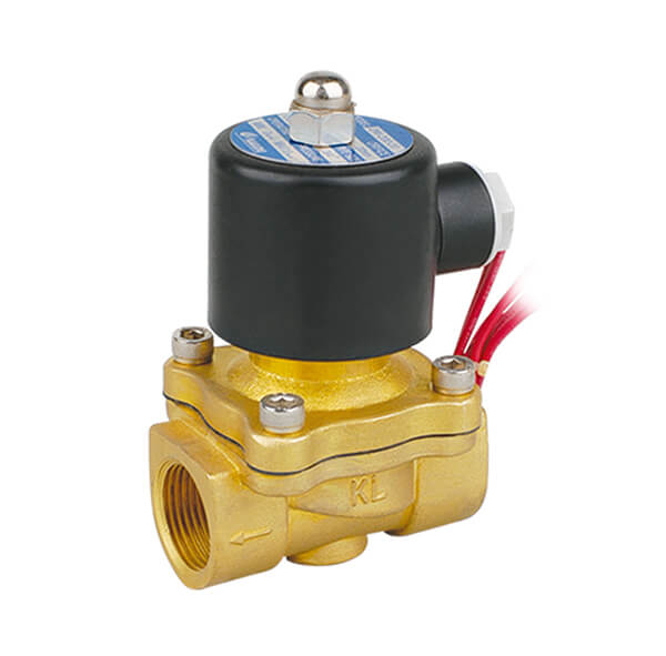 2W 2/2 Way Solenoid Valve Round Coil