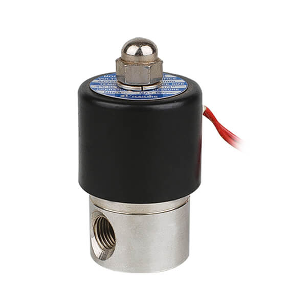 2WB 2/2 Way Solenoid Valve Round Coil