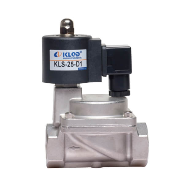 KLS 2/2 Way Stainless Steel Pilot Piston Type Solenoid Valve