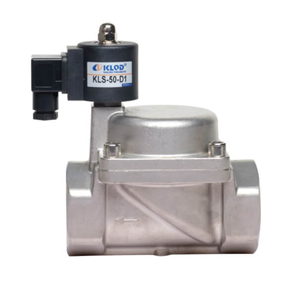 KLS 2/2 Way Stainless Steel Pilot Piston Type Solenoid Valve