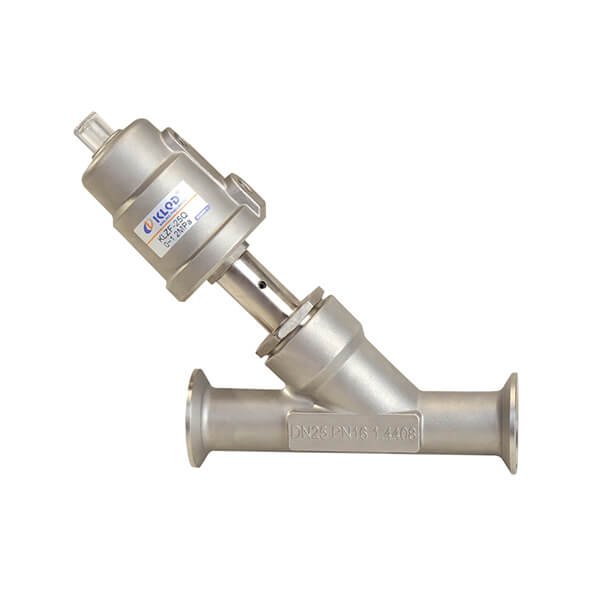 Tri-clamp Connection Angle Seat Valve 2