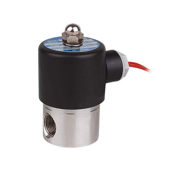 2WB 2/2 Way Solenoid Valve Round Coil