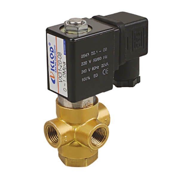 VX31/32/33 3/2 Way Direct Acting Solenoid Valve