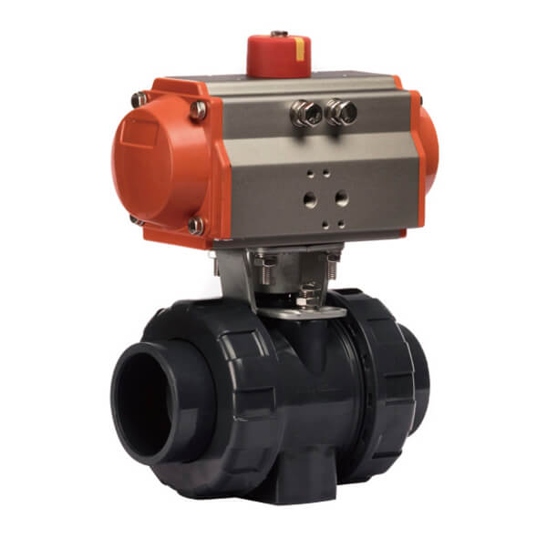 Pneumatic UPVC Ball Valve