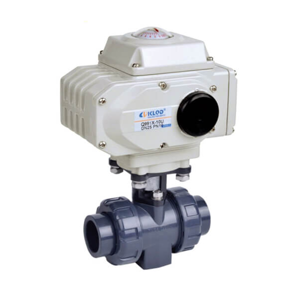 Electric UPVC Ball Valve