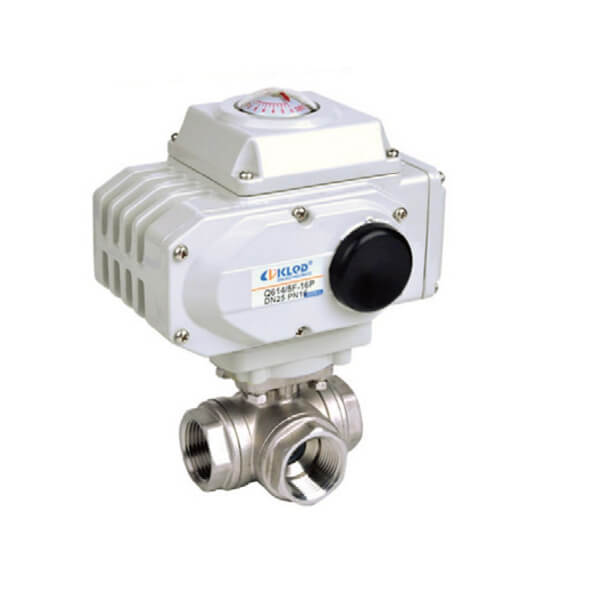 Electric Thread Type 3 WAY BALL VALVE